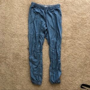Life in Progress Chambray Joggers
